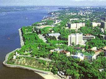 Фрагмент панорамы Хабаровска. Фото с сайта www.khv.dsv.ru