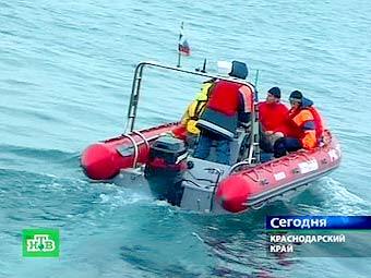 Поисковая операция в Черном море. Кадр телеканала НТВ 