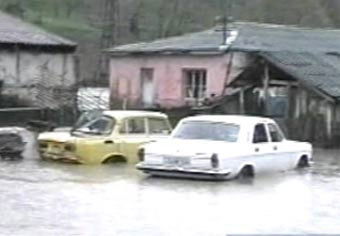 Наводнение в Грузии. Кадр Первого канала, архив