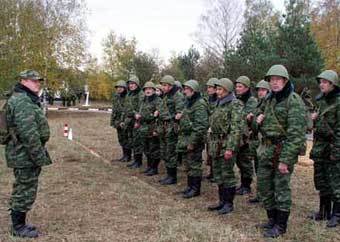 Подразделение белорусской армии, фото с официального сайта Минобороны республики.