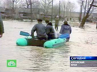 Наводнение на Алтае. Кадр телеканала НТВ, архив