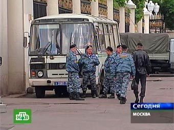 Московская милиция. Съемки НТВ