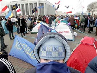 Митинг белорусской оппозиции. Фото AFP