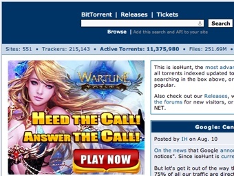   - isoHunt